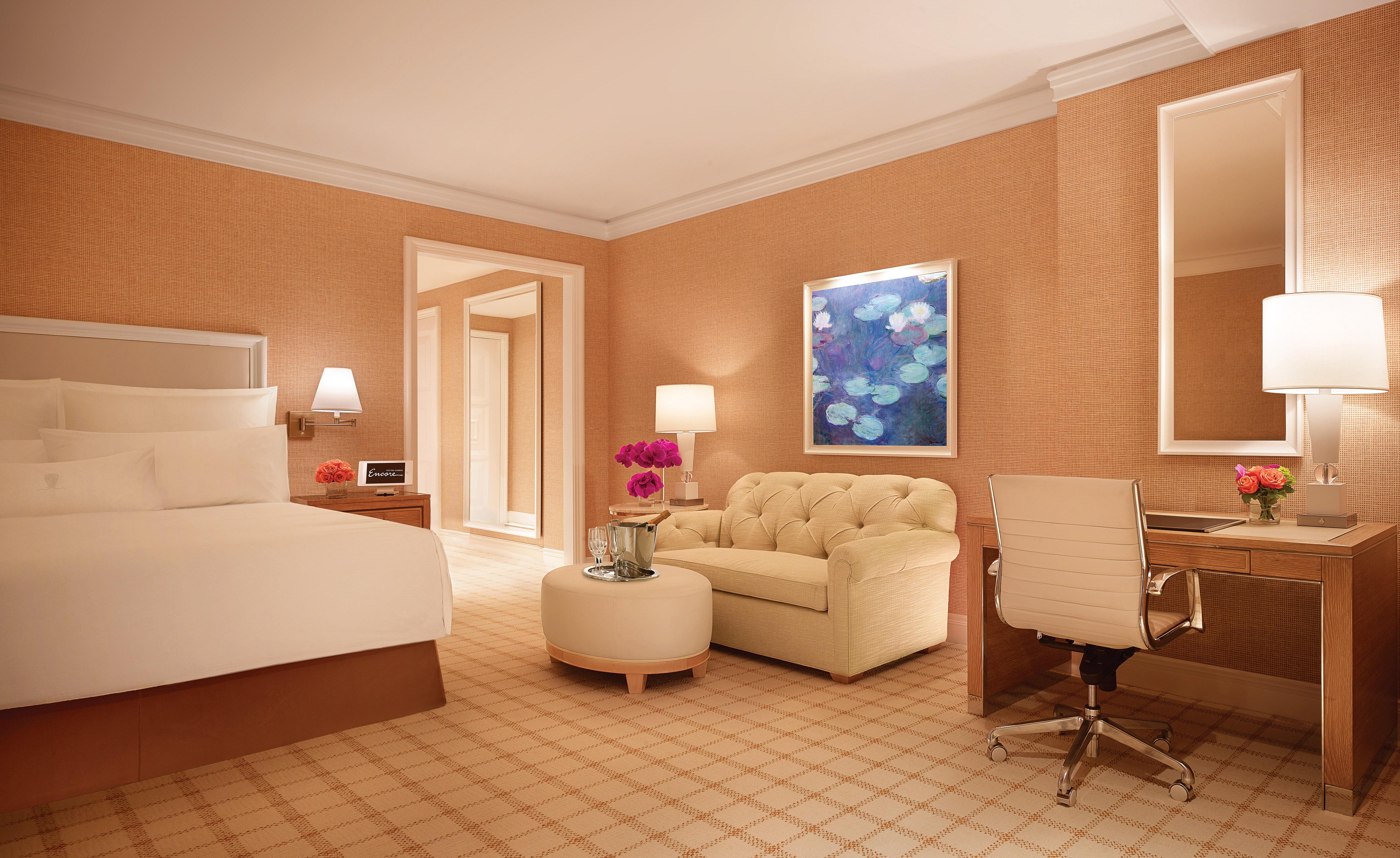 Encore Boston Harbor Everett Exterior foto A guest room at Encore